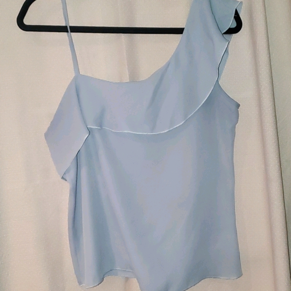 One Shoulder Ruffle